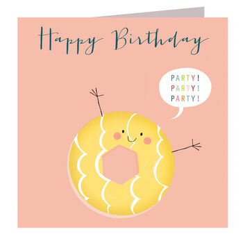 Party Ring Birthday Card, 2 of 4