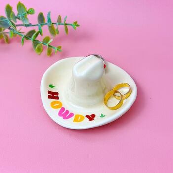 Cowboy Hat Trinket Tray, Jewellery Dish And Catchall Tray, 2 of 9