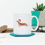 Personalised Dog Christmas Mug, thumbnail 2 of 8