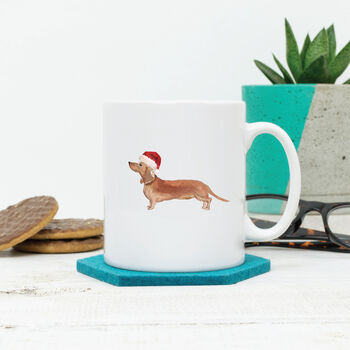 Personalised Dog Christmas Mug, 2 of 8