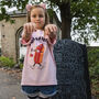 Hallowiener Girls' Halloween Costume T Shirt, thumbnail 3 of 4