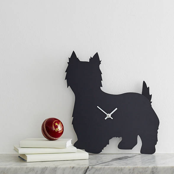 Westie Clock With Wagging Tail, 1 of 3