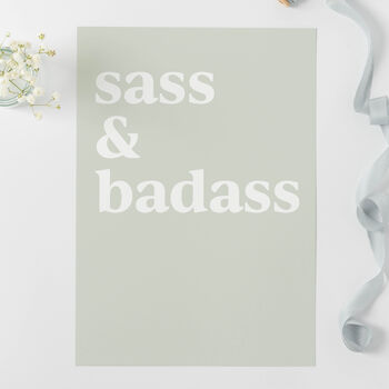 Sass And Badass Print, 2 of 6