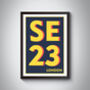 Se23 Forest Hill, London Postcode Typographic Print, thumbnail 6 of 7