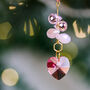 Charming Pink Heart Pendant Christmas Tree Decoration, thumbnail 1 of 5