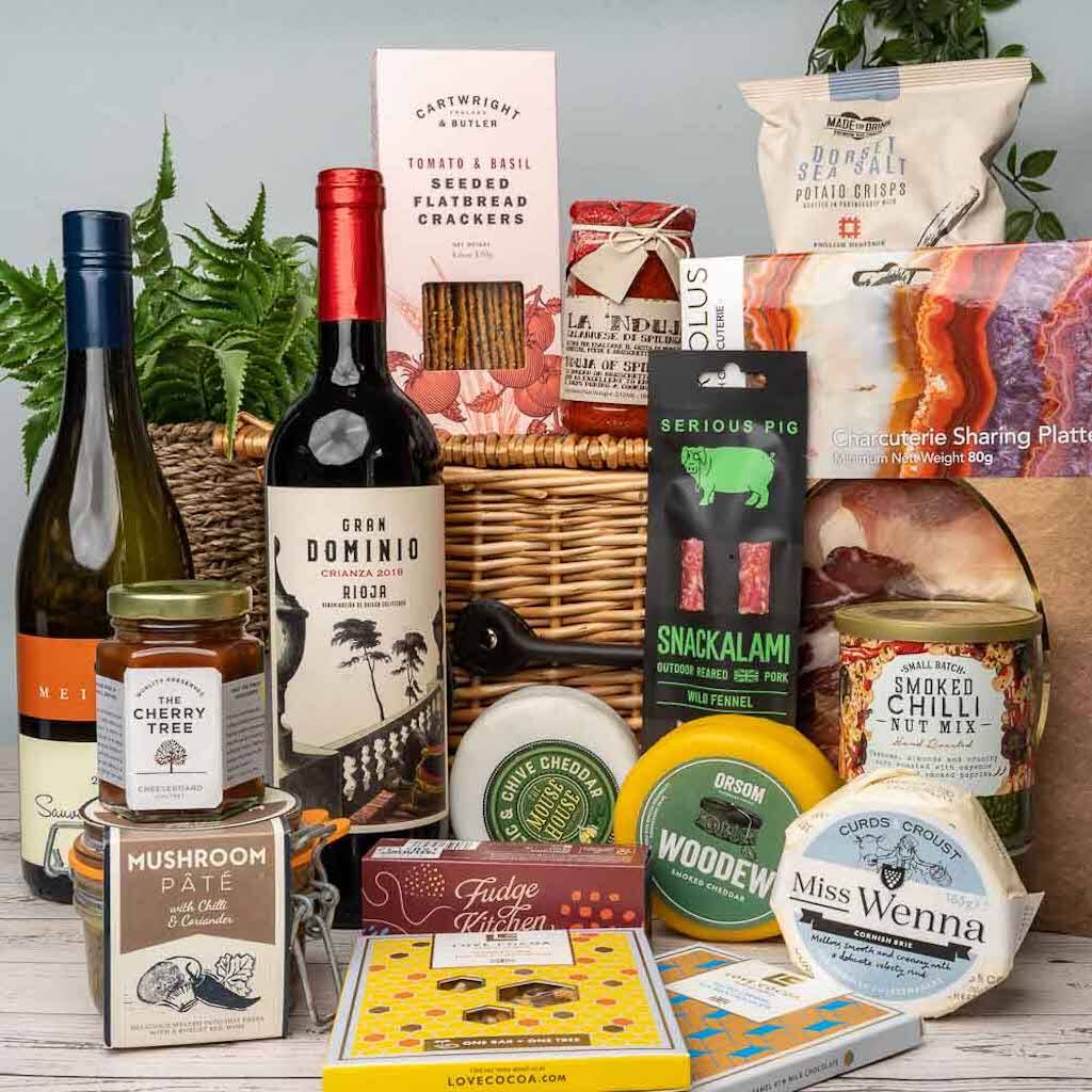 Luxury Wine And Gourmet Food Hamper By ARTISAN DELI MARKET