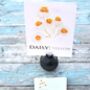 Pack 12 Daisy Original Botanical Wedding Place Name Cards Double Sided, thumbnail 3 of 6