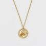 Gold Lioness Spirit Guide Pendant Necklace, thumbnail 1 of 8