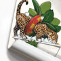 Jaguar In The Bathroom, Funny Bathroom Art, thumbnail 3 of 7
