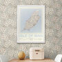 Personalised Isle Of Man Map Print Isle Of Man Gift, thumbnail 9 of 9