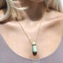 Gemstone Perfume Bottle Pendant Necklace, thumbnail 2 of 8