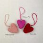 Fair Trade Mini Felt Heart Hanging Decoration, thumbnail 11 of 12