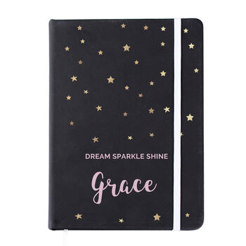 Personalised Notebook, Stars, 6 of 6