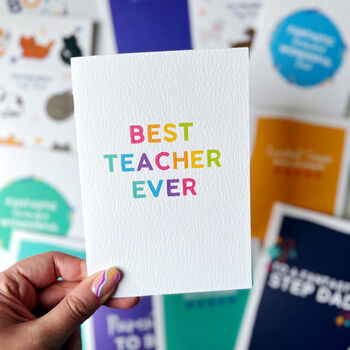Teacher Card 'Best Teacher Ever', 2 of 2
