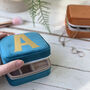Square Initial Travel Jewellery Box, thumbnail 1 of 4