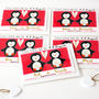 Personalised Penguin Couple Valentine's Card, thumbnail 7 of 9