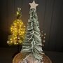 Green Felt Christmas Tree With Star Decoration Large, thumbnail 1 of 3