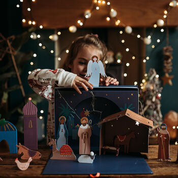 Nativity Play Scene Advent Calendar, 5 of 12