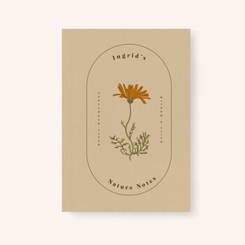 Personalised Birth Flower Notebook, 8 of 11