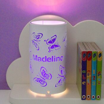 Personalised Butterfly LED Night Light, 7 of 12