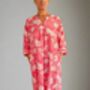 Kaftan Florence Nightdress In Flamenco Botanic Print, thumbnail 2 of 7