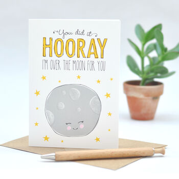 Congratulations Card Over The Moon For You, 3 of 3