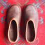 Handmade Leather Gardenning Clogs, thumbnail 5 of 8