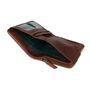 'Lander' Men's Leather Bi Fold Wallet In Cognac, thumbnail 7 of 8