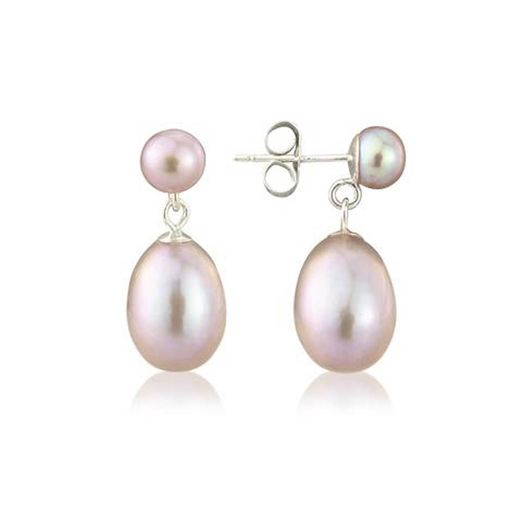 Pearl On Pearl Drop Earrings By Argent of London | notonthehighstreet.com