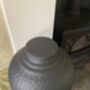 Large Black Metal Floor Vase 80cm Ornament Home Decor, thumbnail 8 of 9