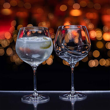 Swarovski® Crystal Dartington Gin Glass – Pair, 2 of 4