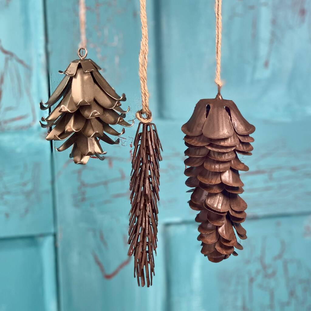 Vintage Pinecone Decorations Ltew002, 1 of 8