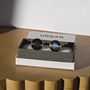 Taurus Gold Round Cufflinks Men Gift, thumbnail 2 of 4