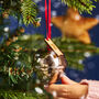 Personalised Believe Bell Christmas Decoration, thumbnail 2 of 4