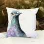Inky Pigeon Outdoor Cushion For Garden Furniture, thumbnail 6 of 9