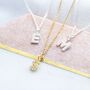 Dainty Pearl Initial Necklace, thumbnail 11 of 12