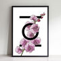 Personalised A To Z Flowers Alphabet Art Print, thumbnail 11 of 12