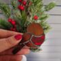 Glass Robin Christmas Ornaments Decoration, thumbnail 1 of 6