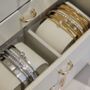 Solitaire Diamond Bangle Gold, thumbnail 4 of 7