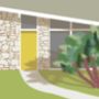 Palm Springs Mid Century Modern Butterfly House Print, thumbnail 3 of 4