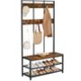 Large Coat Tree Shelf Rack Stand And Shoe Bench, thumbnail 6 of 6