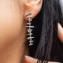 Shard Drop Earrings, thumbnail 3 of 4