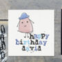 Happy Birthday Personalised Character Card, thumbnail 1 of 3