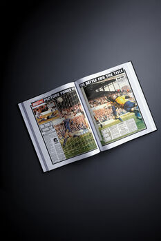 Leeds League Champions Personalised Football Gift Lufc Newspaper History Book, 7 of 8