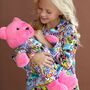 Gatto Pyjama Set With Matching Teddy Bear Set, thumbnail 4 of 9