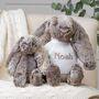 Personalised Cottontail Bashful Bunny Soft Toy, thumbnail 2 of 5