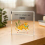 Personalised First Father’s Day Tiger Plaque Gift, thumbnail 2 of 5