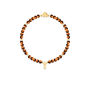Tiger's Eye And Gold Beads Healing Crystals Bracelet Gift, thumbnail 3 of 5
