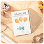 Cute Happy Birthday Wish Fish Funny Greeting Card, thumbnail 3 of 5