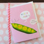 Mini Pink Peas Card, thumbnail 3 of 5